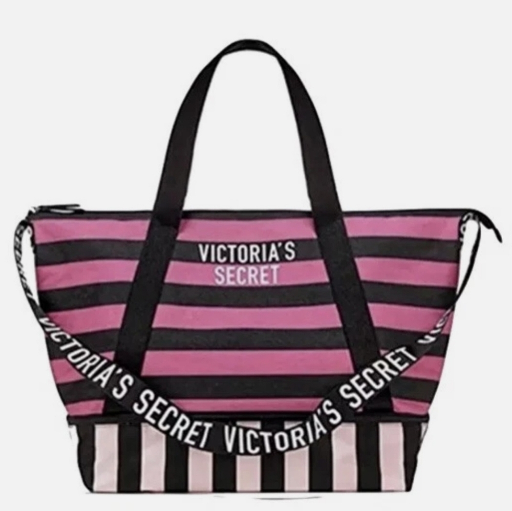 Victoria's Secret Striped Tote Bag